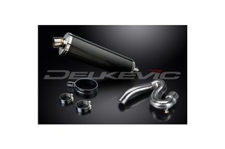 HONDA CBR1000RR FIREBLADE 14-16 EU MOD 450MM OVAL CARBON BSAU EXHAUST KIT