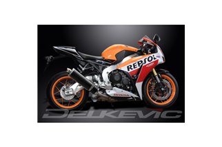 KIT SCARICO BSAU IN CARBONIO OVALE HONDA CBR1000RR FIREBLADE 14-16 EU MOD 450MM