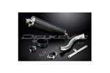 HONDA VFR750 1990-1993 HI LEVEL450MM KIT SCARICO SILENZIATORE OVALE IN CARBONIO BSAU