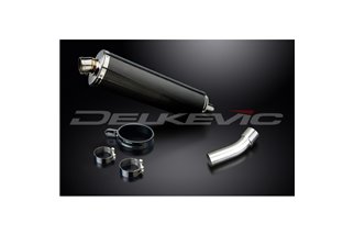 DUCATI DIAVEL 2011-2018 450MM OVAL CARBON BSAU SILENCER EXHAUST KIT