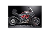 DUCATI DIAVEL 2011-2018 450MM OVAL CARBON BSAU SILENCER EXHAUST KIT