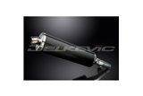 KIT SILENZIATORE DI SCARICO OVALE IN CARBONIO DA 450 MM PER HONDA NC750S 2014-2020