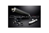 HONDA NC700 D-S-X 2012-2017 450MM OVAL CARBON BSAU SILENCER EXHAUST KIT