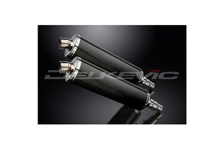 TRIUMPH SPEEDTRIPLE R1050 12-16 KIT SCARICO SILENZIATORE BSAU CARBONIO OVALE DA 450 MM