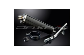 SUZUKI GSX750 1998-2002 KIT SCARICO SILENZIATORE BSAU CARBONIO OVALE DA 450 MM