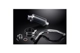 BMW G310R G310GS 2017-20 SISTEMA DI SCARICO DECAT SILENZIATORE OVALE IN CARBONIO DA 225 MM