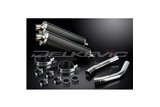 HONDA VTR1000 SP2 2002-2010 450MM OVAL CARBON BSAU SILENCER EXHAUST KIT