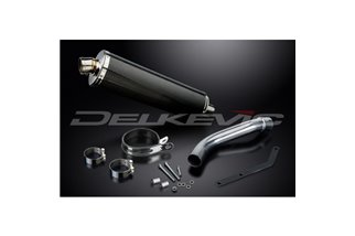 SUZUKI SV650 S 03-15 HI-LEVEL 450MM OVAL CARBON BSAU SILENCER EXHAUST KIT