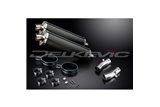 KIT SCARICO SILENZIATORE BSAU CARBONIO OVALE HONDA CB1300DC X-4 1997-2003 450MM