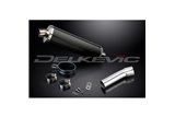 BMW F800 GS 2007-2018 KIT SCARICO SILENZIATORE BSAU CARBONIO OVALE DA 450 MM