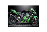 KAWASAKI ZX10R NINJA 16-18 DECAT 450MM OVAL CARBON BSAU SILENCER EXHAUST KIT