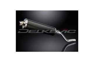 KLR650 E 2008-2018 2022-2024 / SILENZIATORE OVALE IN FIBRA DI CARBONIO DA 450 MM (18 POLLICI)