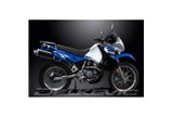 KLR650 E 2008-2018 2022-2024 / SILENZIATORE OVALE IN FIBRA DI CARBONIO DA 450 MM (18 POLLICI)