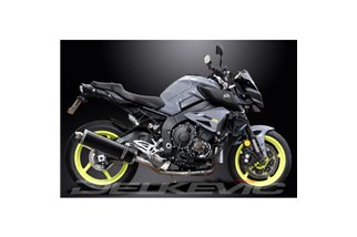 KIT SILENZIATORE DI SCARICO OVALE IN CARBONIO YAMAHA MT-10 MT10 2016-2021 450MM