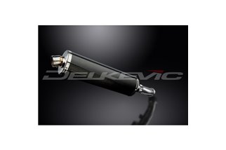 KIT SILENZIATORE DI SCARICO OVALE IN CARBONIO SUZUKI DL1000 V-STROM DL1050 2014-2024 450MM