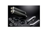 KIT SCARICO SILENZIATORE BSAU CARBONIO OVALE YAMAHA FJR1300 2006-2023 450MM