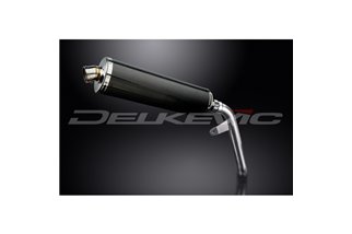 KIT SILENZIATORE DI SCARICO OVALE IN CARBONIO SUZUKI SV650 2016-2024 DA 450 MM