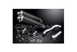 KAWASAKI Z1000 2007-2009 KIT SCARICO SILENZIATORE BSAU CARBONIO OVALE DA 450 MM