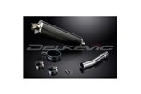 TRIUMPH DAYTONA 2001-2002 450MM OVAL CARBON BSAU SILENCER EXHAUST KIT