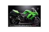 KAWASAKI Z1000SX 2010-19 TOURER 450MM OVAL CARBON BSAU SILENCER EXHAUST KIT