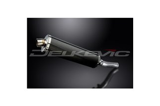 KIT SCARICO SILENZIATORE BSAU CARBONIO OVALE HONDA CB500X 2016-2019 450MM