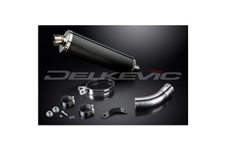 KIT SCARICO SILENZIATORE BSAU CARBONIO OVALE KAWASAKI Z900 2017-2019 450MM