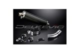 KIT SCARICO SILENZIATORE BSAU CARBONIO OVALE KAWASAKI Z900 2017-2019 450MM