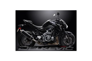 KIT SCARICO SILENZIATORE BSAU CARBONIO OVALE KAWASAKI Z900 2017-2019 450MM