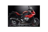 BMW S1000XR 2015-2018 KIT SCARICO SILENZIATORE BSAU CARBONIO OVALE DA 450 MM