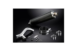 BMW R1200GS 2004-2007 KIT SCARICO SILENZIATORE BSAU CARBONIO OVALE DA 450 MM