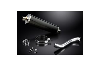 KTM 690 DUKE 2012-2018 450MM OVAL CARBON BSAU SILENCER EXHAUST KIT