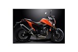 KTM 690 DUKE 2012-2018 450MM OVAL CARBON BSAU SILENCER EXHAUST KIT