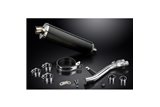 KIT SCARICO SILENZIATORE BSAU CARBONIO OVALE HONDA NT650V DEAUVILLE 1998-2005 450MM