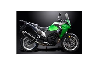 KAWASAKI VERSYS 300X 2017-2023 KIT SCARICO SILENZIATORE BSAU CARBONIO OVALE DA 450 MM