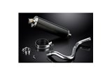 KTM RC390 390 DUKE 17-20 DECAT 450MM OVALE CARBONIO BSAU KIT SCARICO SILENZIATORE