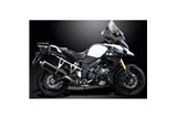 SUZUKI DL1000 V-STROM 14-20 DECAT 450MM OVALE CARBONIO BSAU KIT SCARICO SILENZIATORE