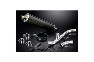 DUCATI SUPERSPORT 939 2017-2019 DECAT 450MM OVAL CARBON BSAU EXHAUST KIT