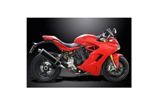 DUCATI SUPERSPORT 939 2017-2019 DECAT 450MM OVAL CARBON BSAU EXHAUST KIT