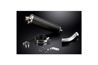 KTM 790 DUKE 2018-19 KIT SCARICO SILENZIATORE BSAU CARBONIO OVALE DA 450 MM