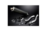 KTM 690 DUKE 2017-2018 DECAT 450MM OVAL CARBON BSAU SILENCER EXHAUST KIT