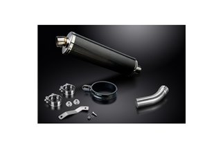 KAWASAKI 1000SX NINJA 2020-2024 450MM OVAL CARBON EXHAUST SILENCER KIT