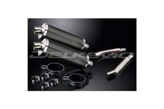 YAMAHA XJ900S DIVERSION 94-03 KIT SCARICO SILENZIATORE BSAU CARBONIO 350MM