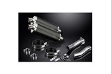 KAWASAKI Z1000SX ABS 2010-2019 KIT SCARICO SILENZIATORE BSAU CARBONIO OVALE DA 350 MM