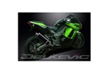 KAWASAKI Z1000SX ABS 2010-2019 KIT SCARICO SILENZIATORE BSAU CARBONIO OVALE DA 350 MM