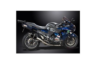 KAWASAKI ZZR1400 06-07 SISTEMA DI SCARICO 4-1 225MM CARBONIO OVALE