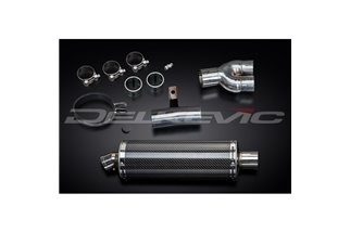 HONDA NTV600 NTV650 REVERE 88-99 350MM CARBON BSAU SILENCER EXHAUST KIT