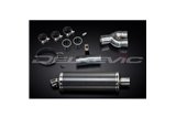 HONDA NTV600 NTV650 REVERE 88-99 350MM CARBON BSAU SILENCER EXHAUST KIT