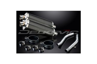 KAWASAKI Z1000 2003-2006 350MM CARBON BSAU SILENCER EXHAUST KIT