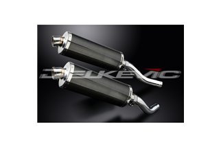 KAWASAKI Z1000 2003-2006 350MM CARBON BSAU SILENCER EXHAUST KIT