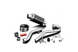 SUZUKI DR350 1990-1999 COMPLETE EXHAUST 225MM OVAL CARBON SILENCER CAN